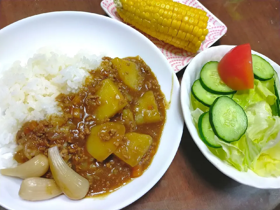 ひき肉カレー|いず🔰さん