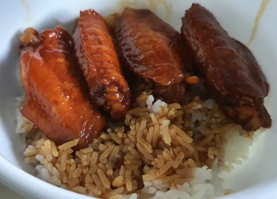 Sesame wings rice 😍🤤08 July 2021 
Dinner|🌷lynnlicious🌷さん