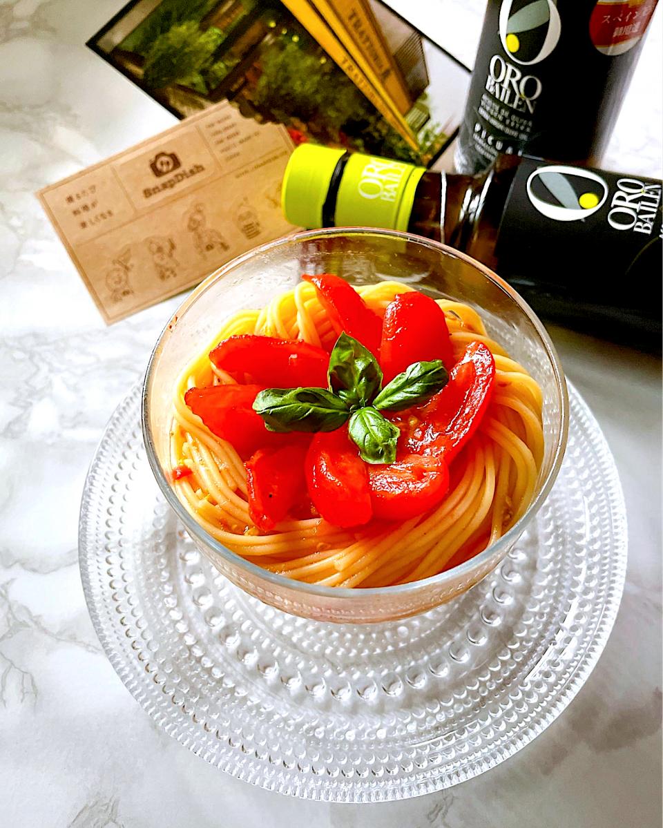 ありがとうございます✨✨✨「蕎麦ワールド」からイタリアン｢🍅冷たいトマトのカッペリーニ」