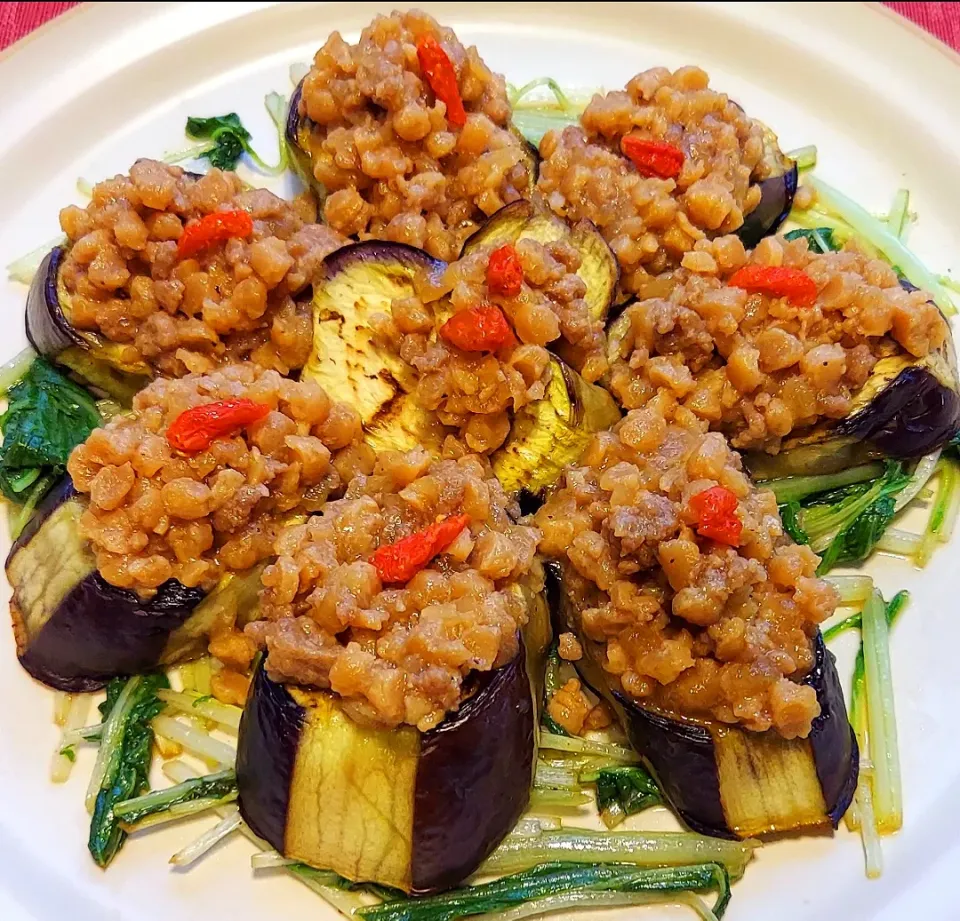 大豆ミート☆茄子の肉味噌風～|さゆりさん