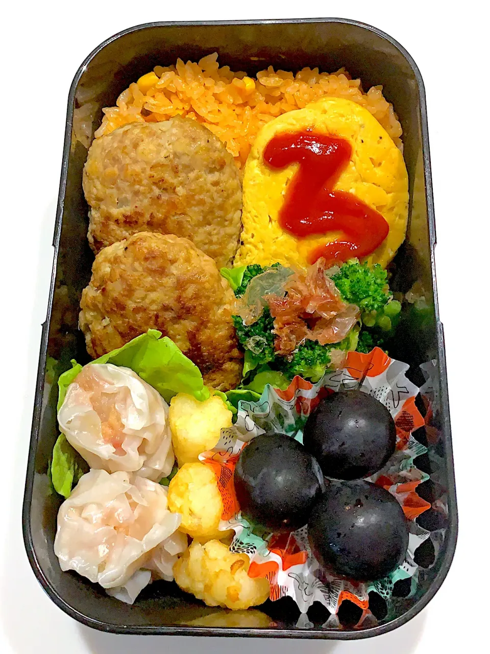 Snapdishの料理写真:男子高校生のお弁当【お子様ランチ】|ゆちさん