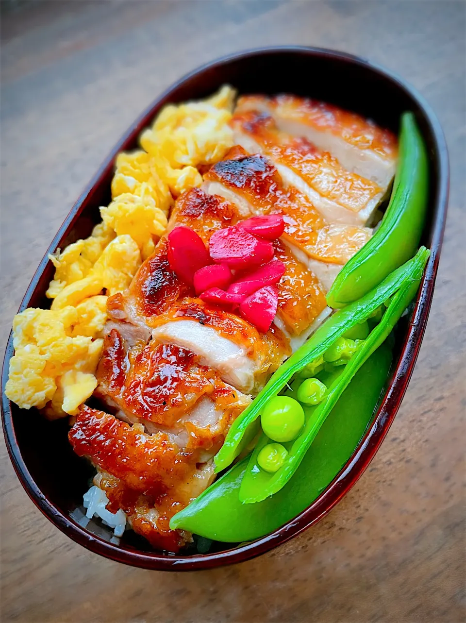 今日のお弁当・鶏モモ照り焼き|akiさん