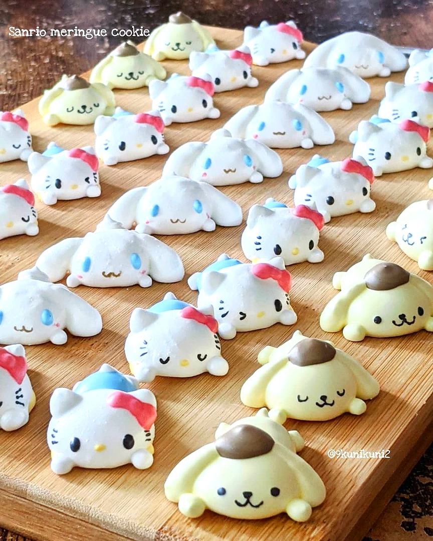 メレンゲクッキーサンリオメレンゲクッキー作りましたサクサクで軽くて美味しいよ くぅちゃん Snapdish スナップディッシュ Id 0u9dda