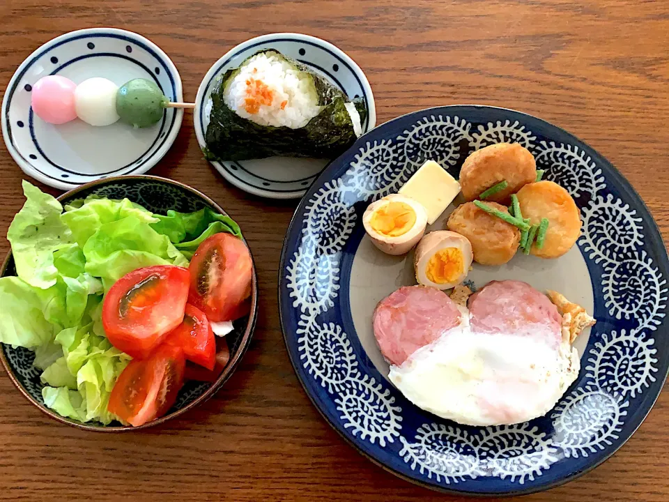 今日の昼食🥗🍳🍙20210709|rococoさん