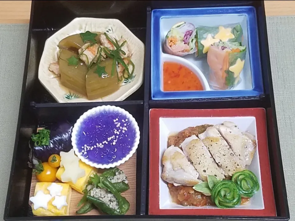 Snapdishの料理写真:七夕弁当|ひんひさん