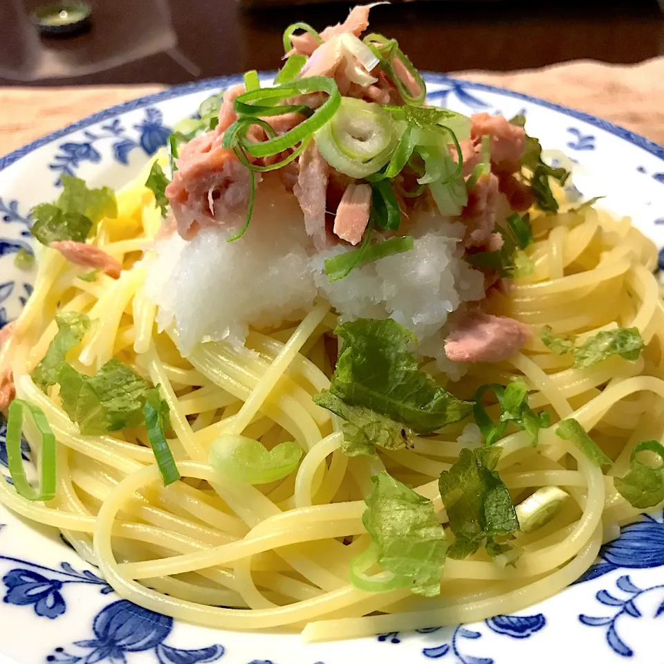 大根おろしとツナのパスタ|純さん