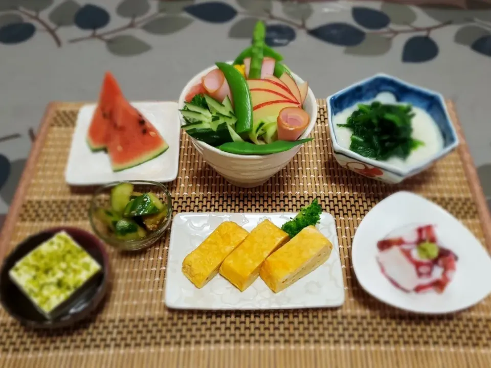 Snapdishの料理写真:今日の朝ごはん🍚|こまちさん