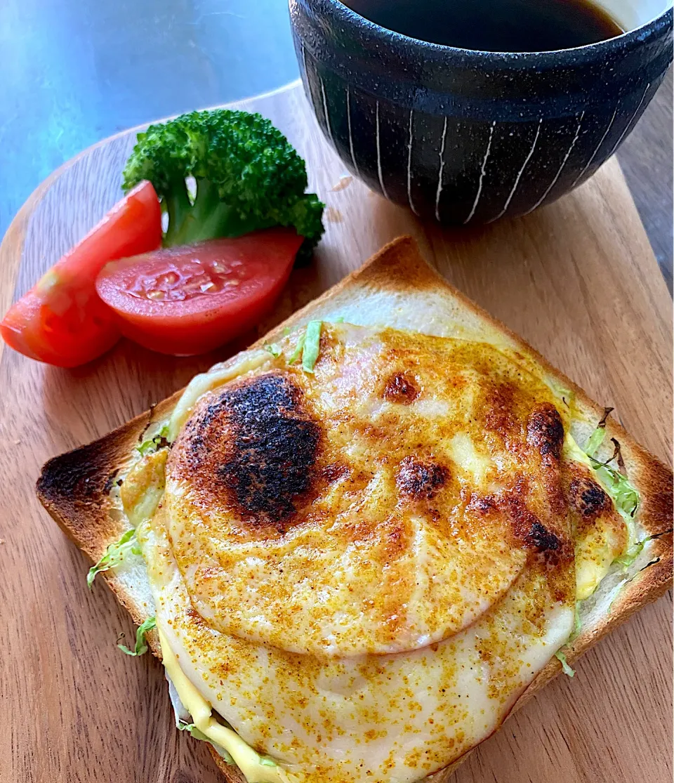 カレー風味のハムチーズトースト|Michiyo Shimizuさん