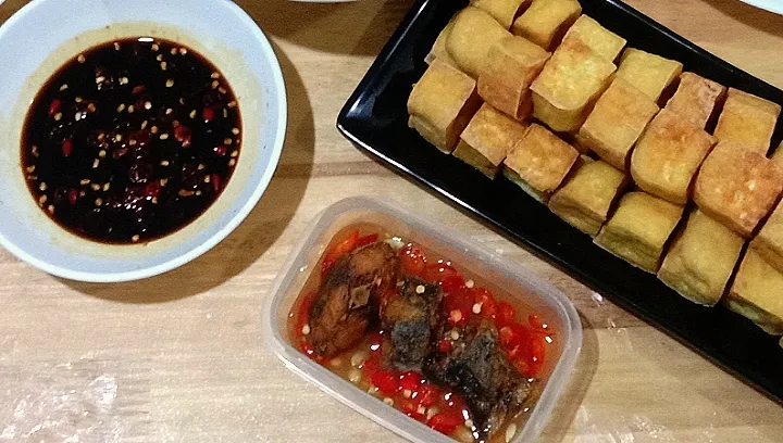 Deep Fried Tofu and Salted Mackerels 😋|MeLicious Foodさん