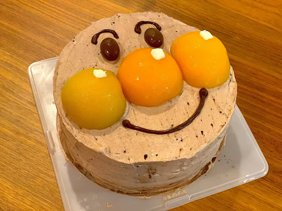 Snapdishの料理写真:お誕生日ケーキ:アンパンマンケーキ|ふくすけ食堂さん