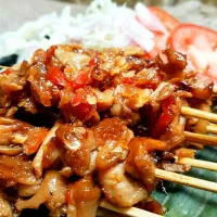 Snapdishの料理写真:Sate jamur
so spicy smurf|Ar's Kitchenさん