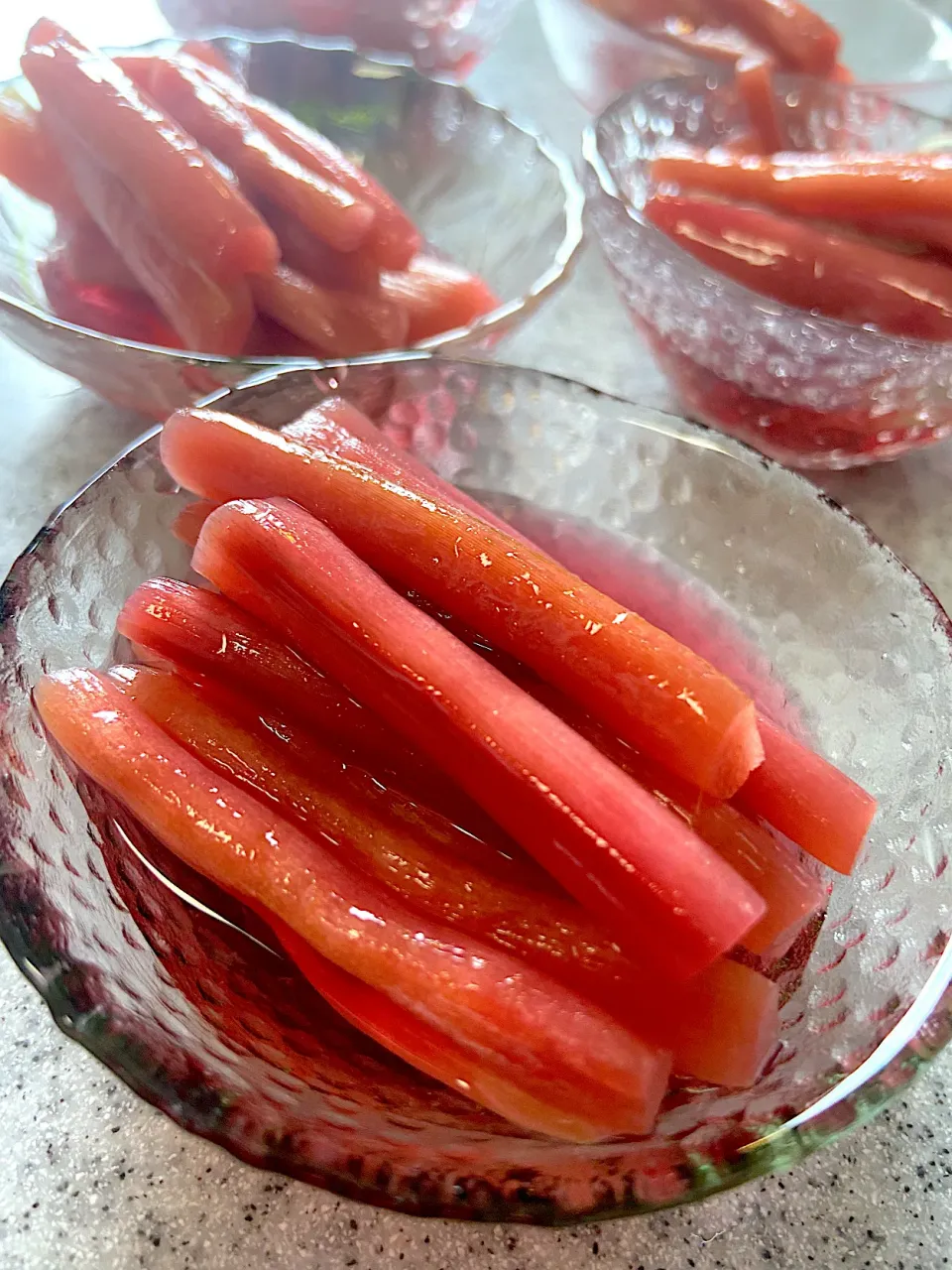 Snapdishの料理写真:芋茎の酢物✨|てんてんさん