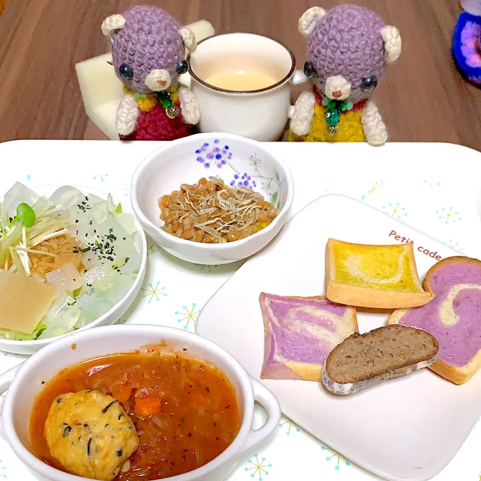 Snapdishの料理写真:晩ごぱん（╹◡╹）|chagashiさん