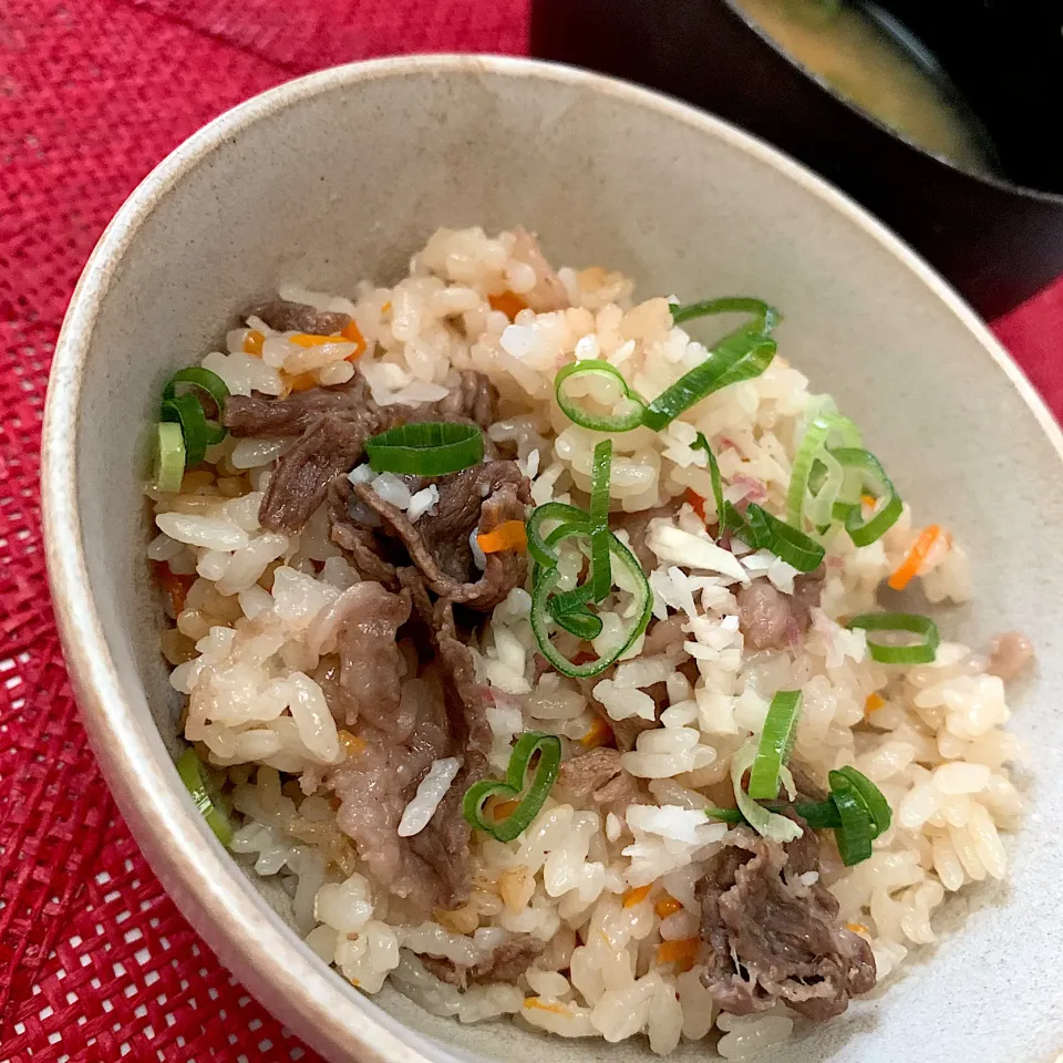 パパ氏さんの料理 新生姜と牛肉の炊き込みご飯|chicaocafeさん