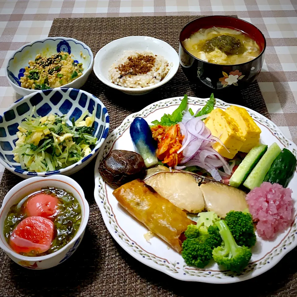 今日の夕ごはん★鰆の西京味噌焼き定食|riko30294さん