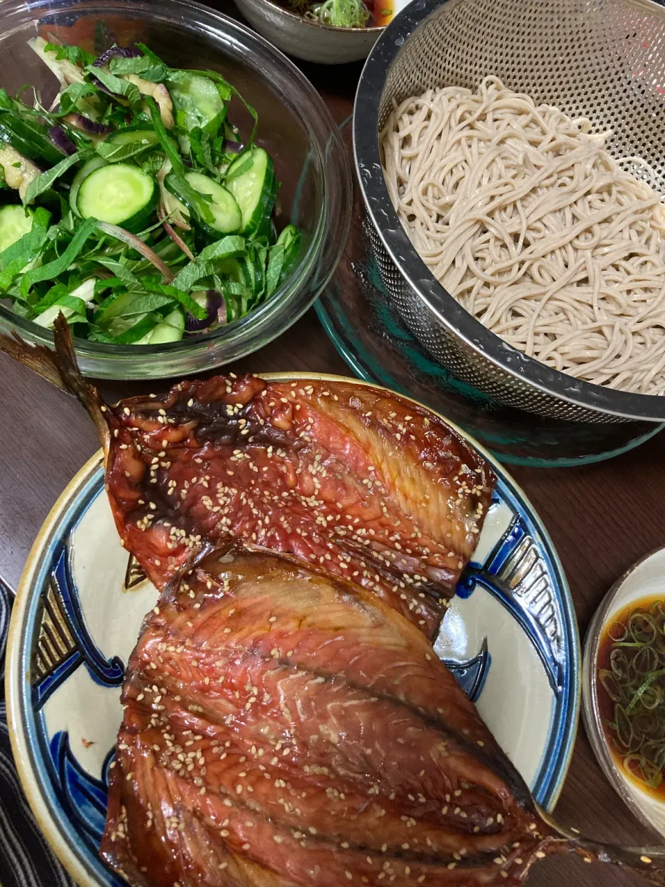 7月12日晩ご飯。いただきもののお蕎麦！|あやさん