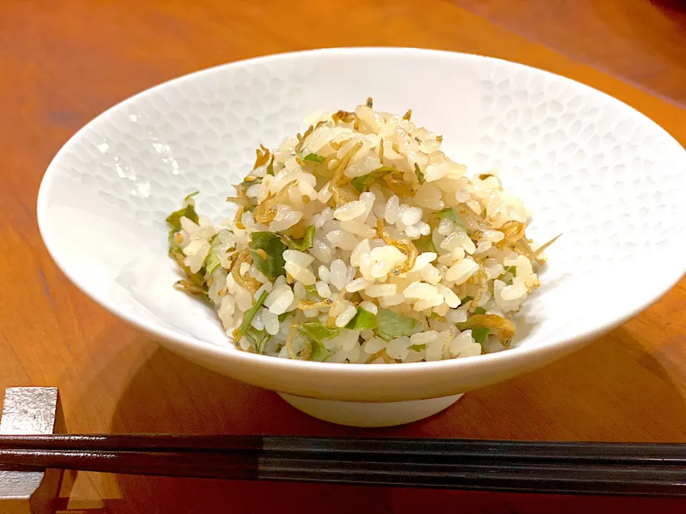 香り爽やか☺︎葉山椒とちりめんじゃこの混ぜご飯🍚|まめすけ。さん