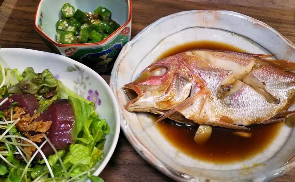 レンコ鯛の煮付け|りょうさん