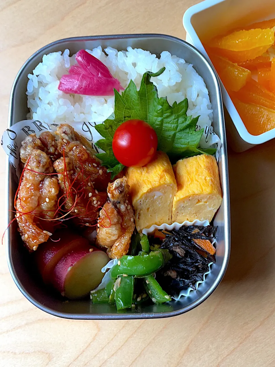 今日の中学生男子弁当🍱|はぴたさん