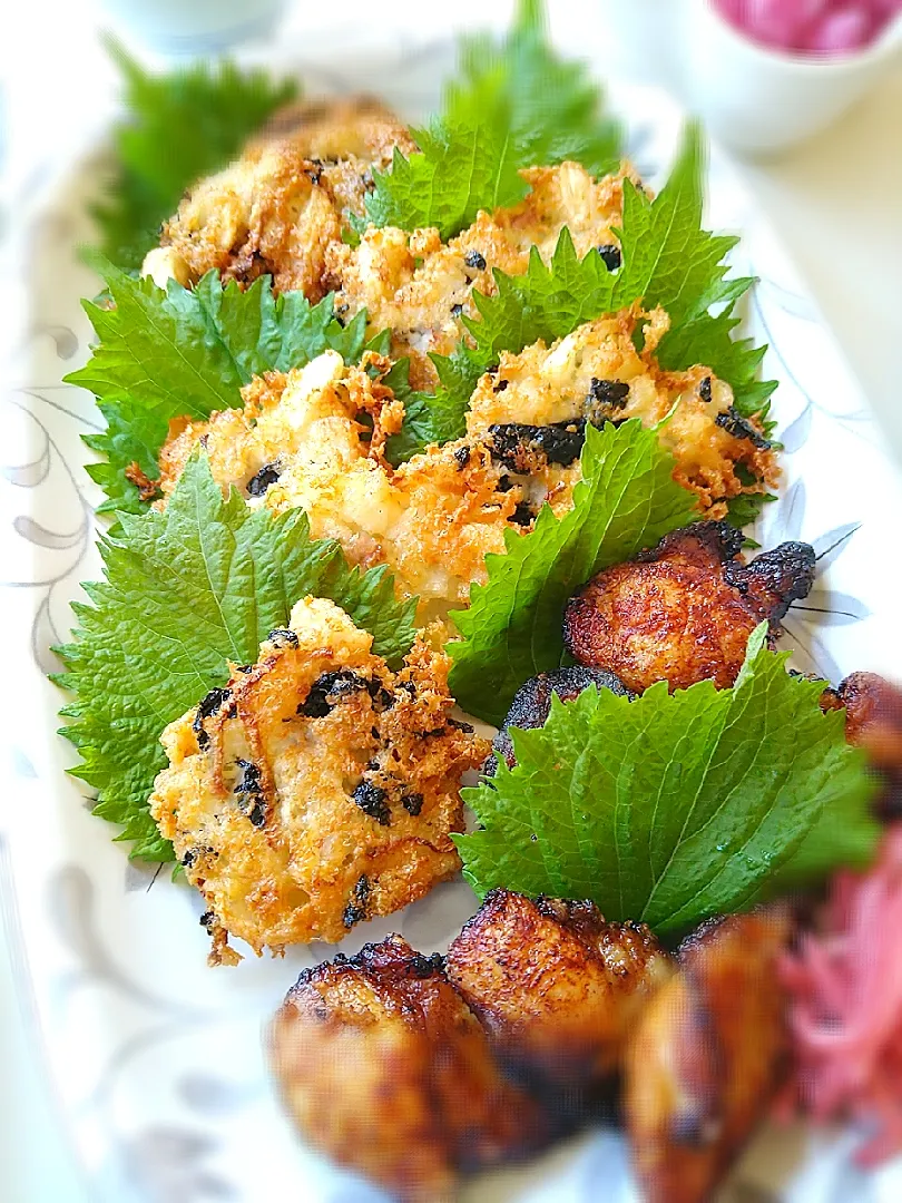 とだともさんの料理 海苔香る 粗たたき長芋揚げ|まめころさん