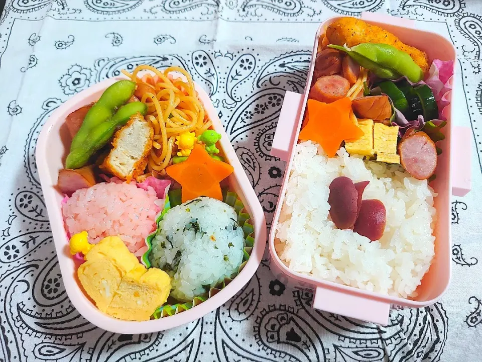 幼稚園のお弁当（娘）と
ヨメさん用のお弁当|ラスカルさん