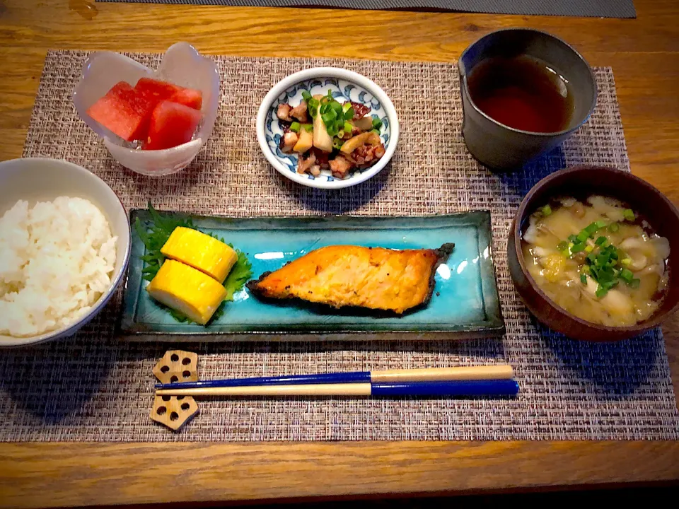 鮭の西京焼きなど|ヒヨリ飯さん