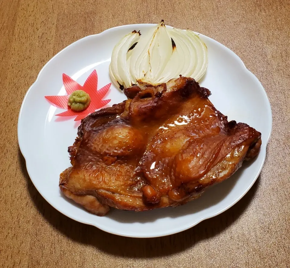 だし醤油チキンをわさびで💕|ナナさん