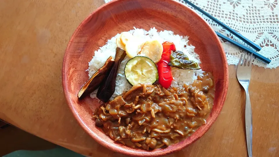 グリル夏野菜のカレー|さとぽんさん