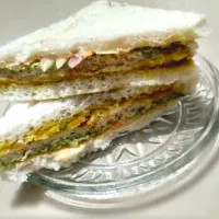 triple layer sandwich|Mi Kitchenさん