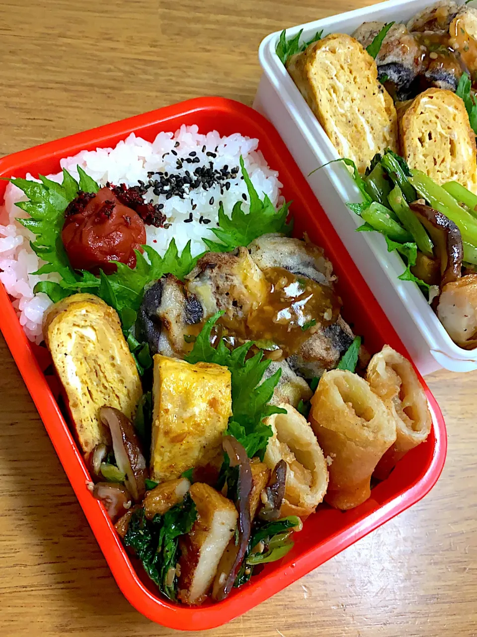 ナスのはさみ揚げ弁当|まっきんさん