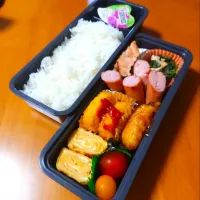 長男のお弁当🍱|りらさん