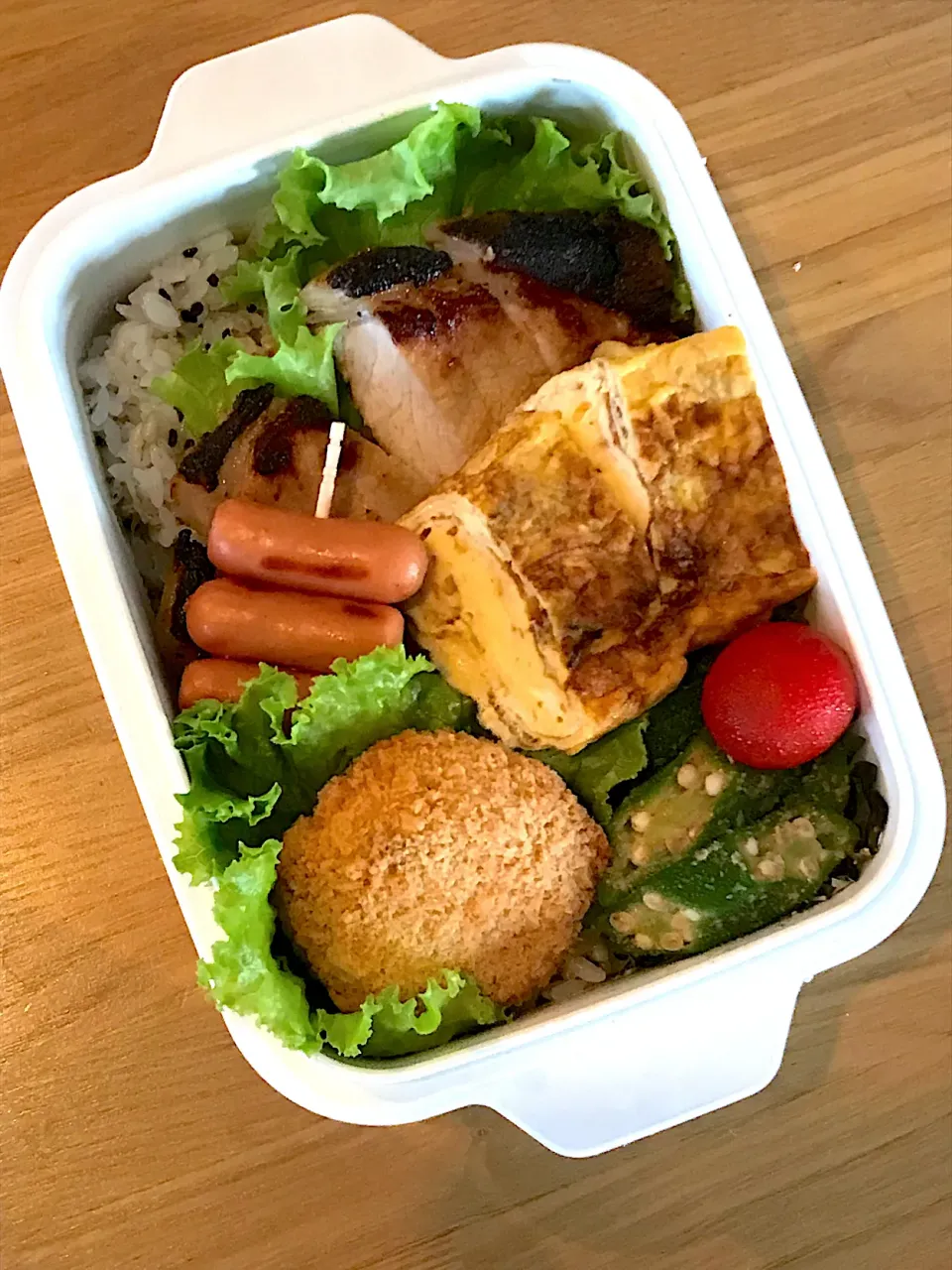 豚ロース味噌焼き弁当🍱|ちっくんさん