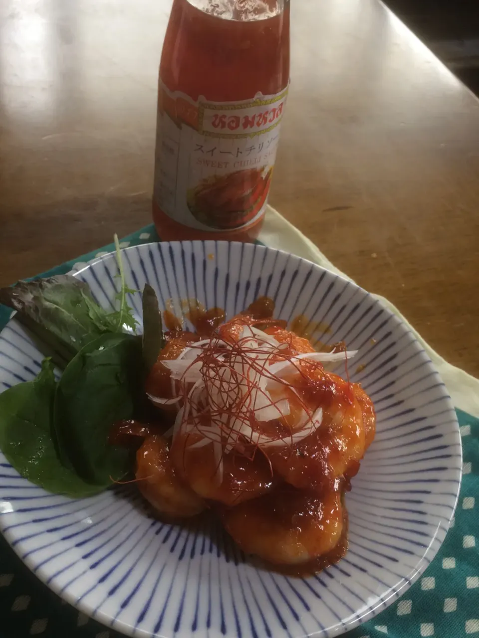 スイートチリソースを使ったエビチリ🦐|ringonamaさん