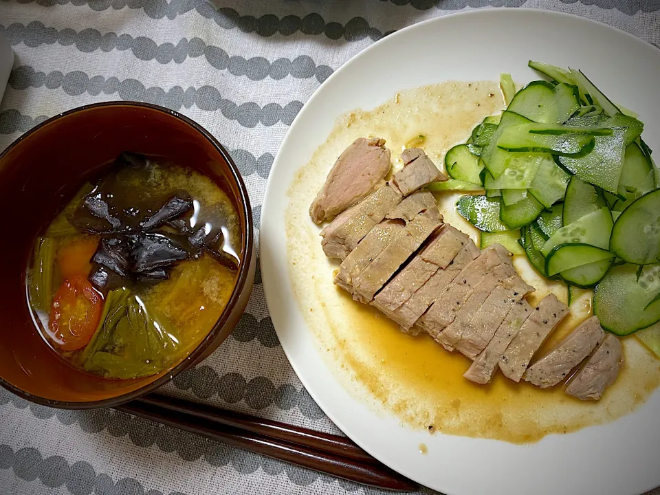 自家製　豚ヒレチャーシュー🐷ホットクック様低温調理ありがとう🥢|1614さん