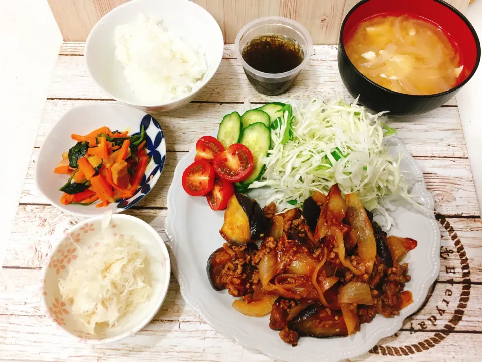 ひき肉と茄子のケチャップ炒め|chou  chouさん