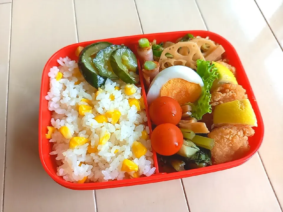 Snapdishの料理写真:娘のお弁当🎵　2021.7.15|mayumiさん