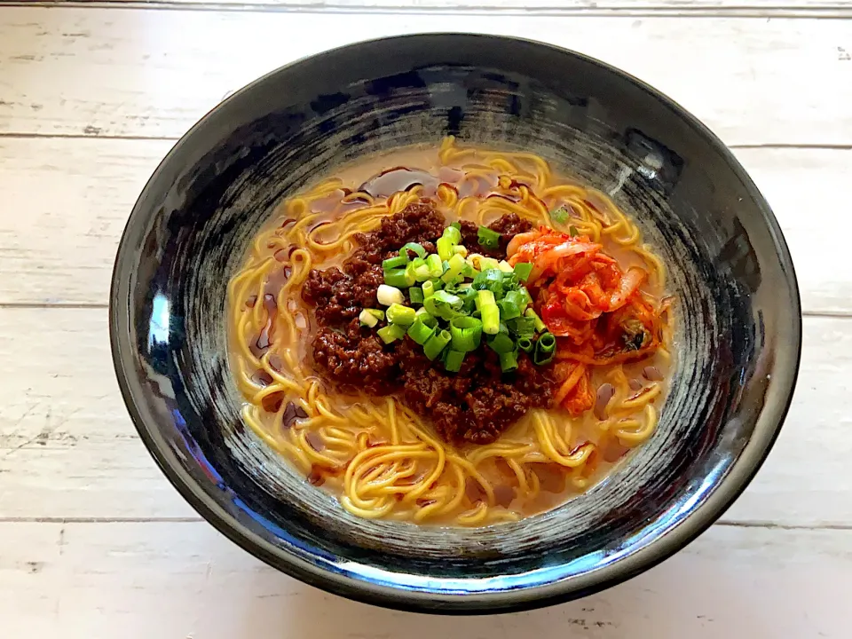 豚骨ラーメン（肉みそ激辛）|ママちんさん