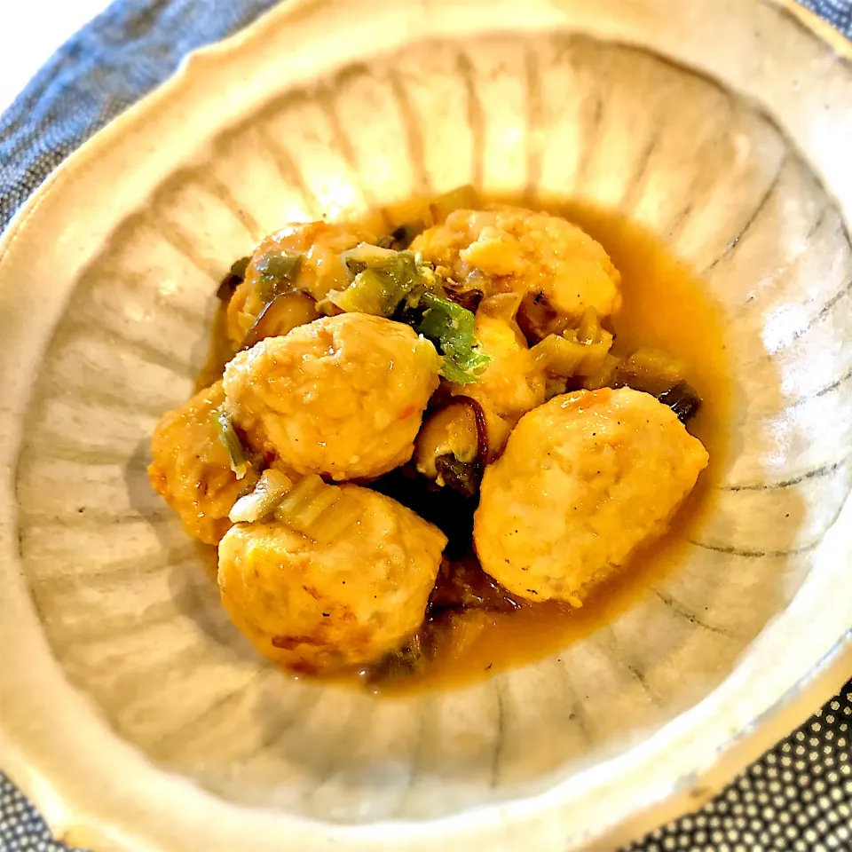 鶏団子甘酢餡|晴雨さん