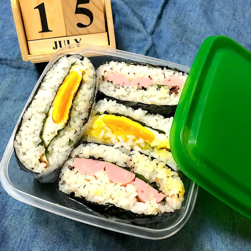 Snapdishの料理写真:旦那の夜勤のお弁当🍱|ぷーはるひゅうさん