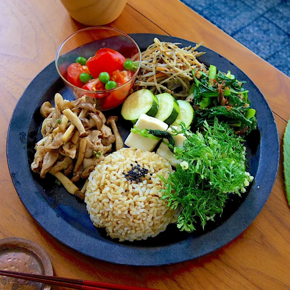 Snapdishの料理写真:食べる健康プレート|@chieko_tanabe_さん