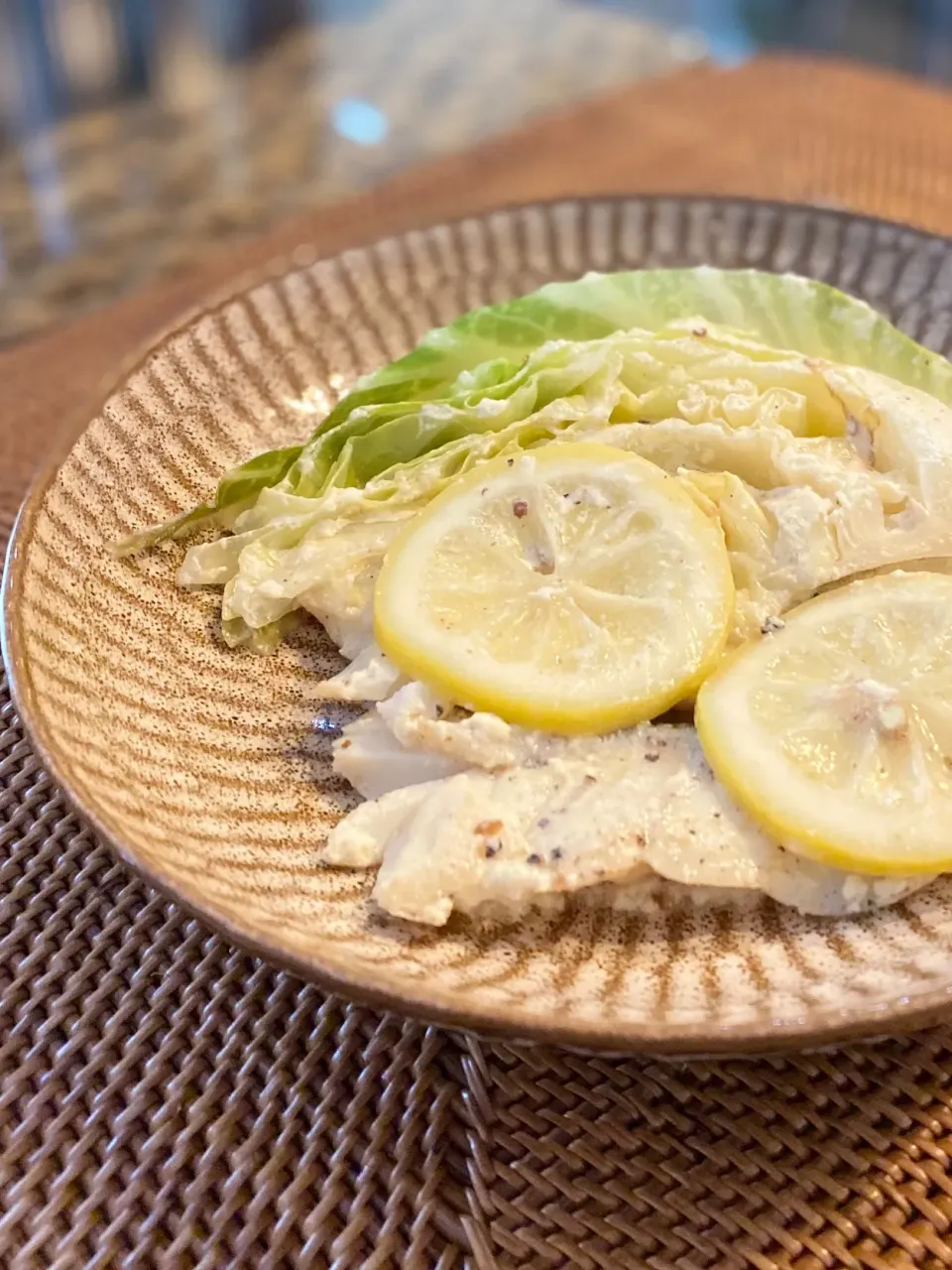 🌼焼きキャベツと白身魚の豆乳クリーム煮🌼|lalalaさん