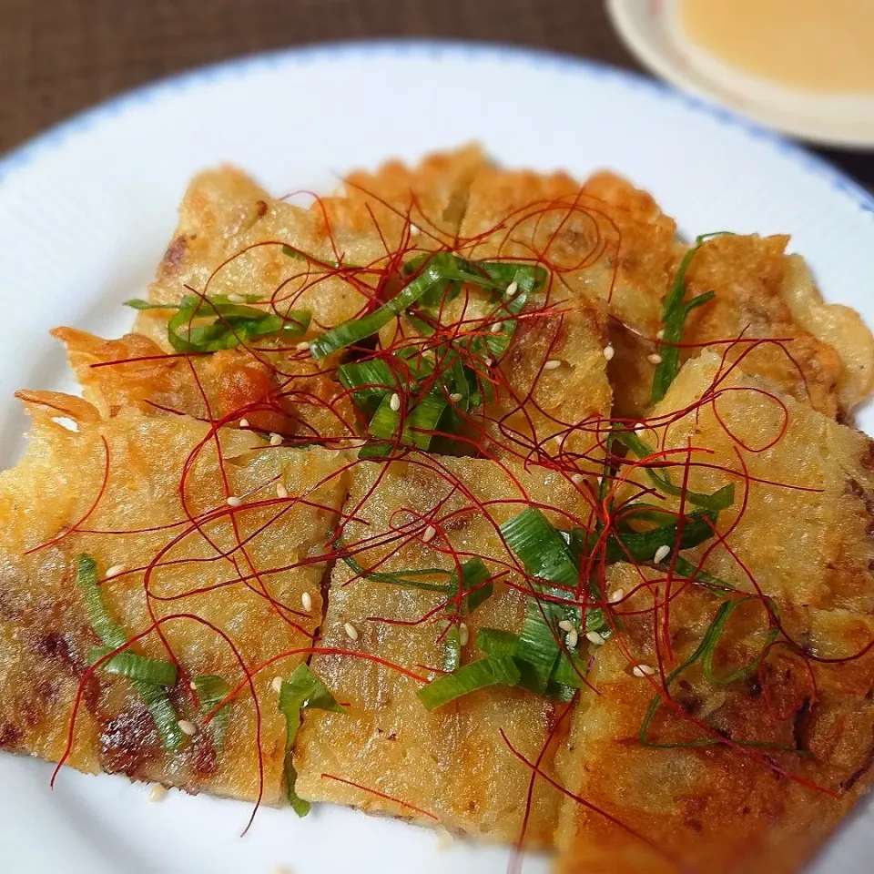 そうめんかぼちゃのチヂミ|ポトスさん