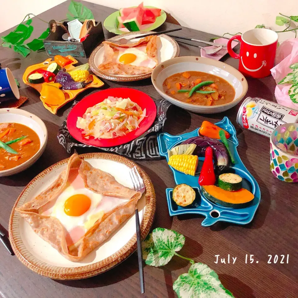 Snapdishの料理写真:おうちカフェ / 晩ごはん|ぷらっとさん