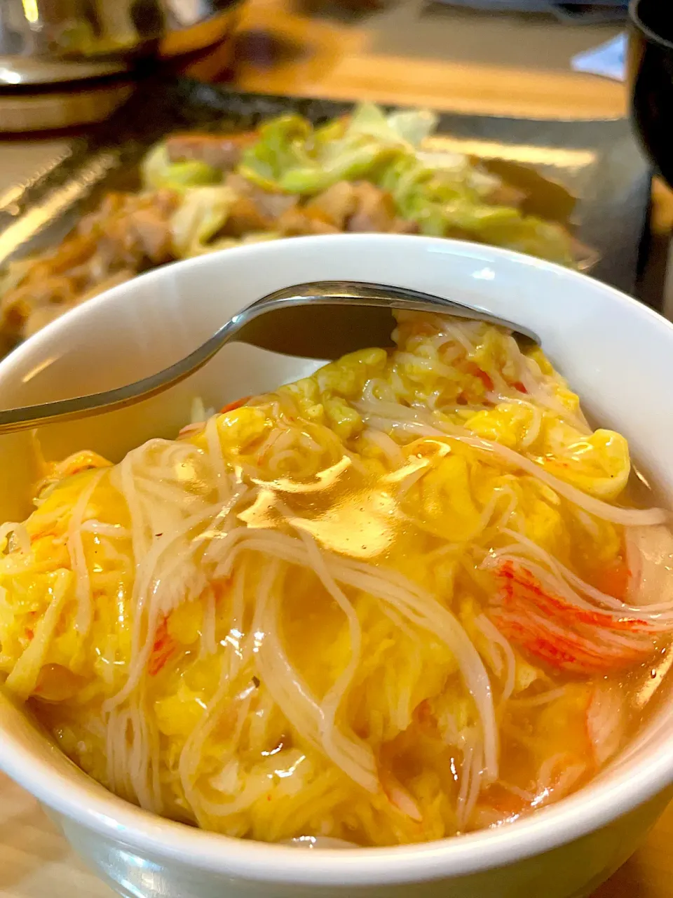 Snapdishの料理写真:今日の晩ごはんは、、、天津飯✨|かおたまさん