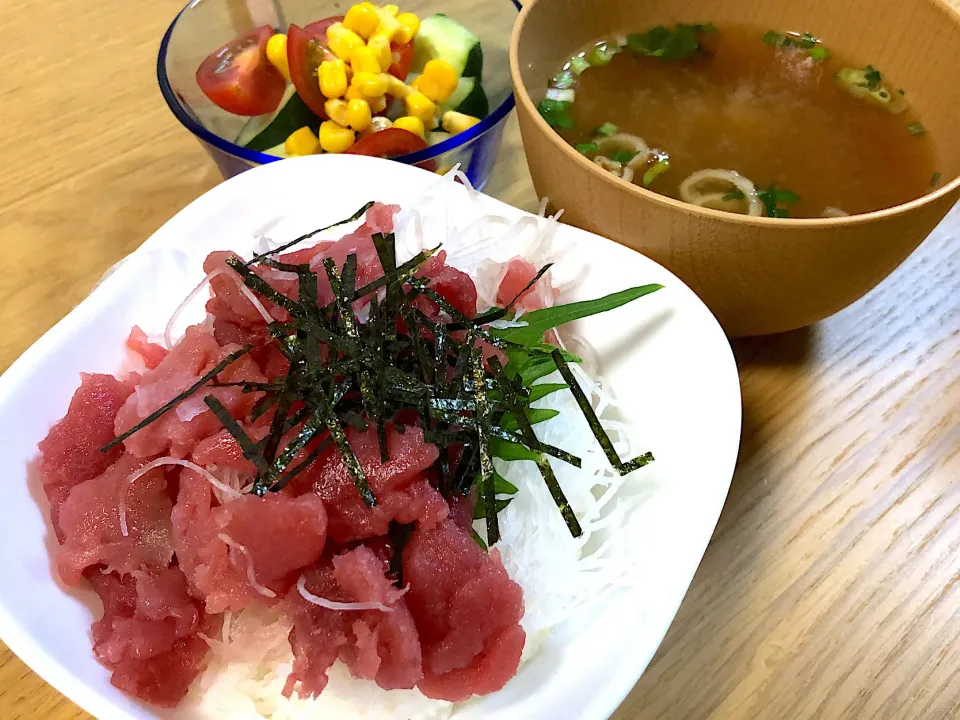 マグロの中落ち丼✨|さおりさん