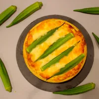 Snapdishの料理写真:Mushroom and okura Quiche|Aayaさん