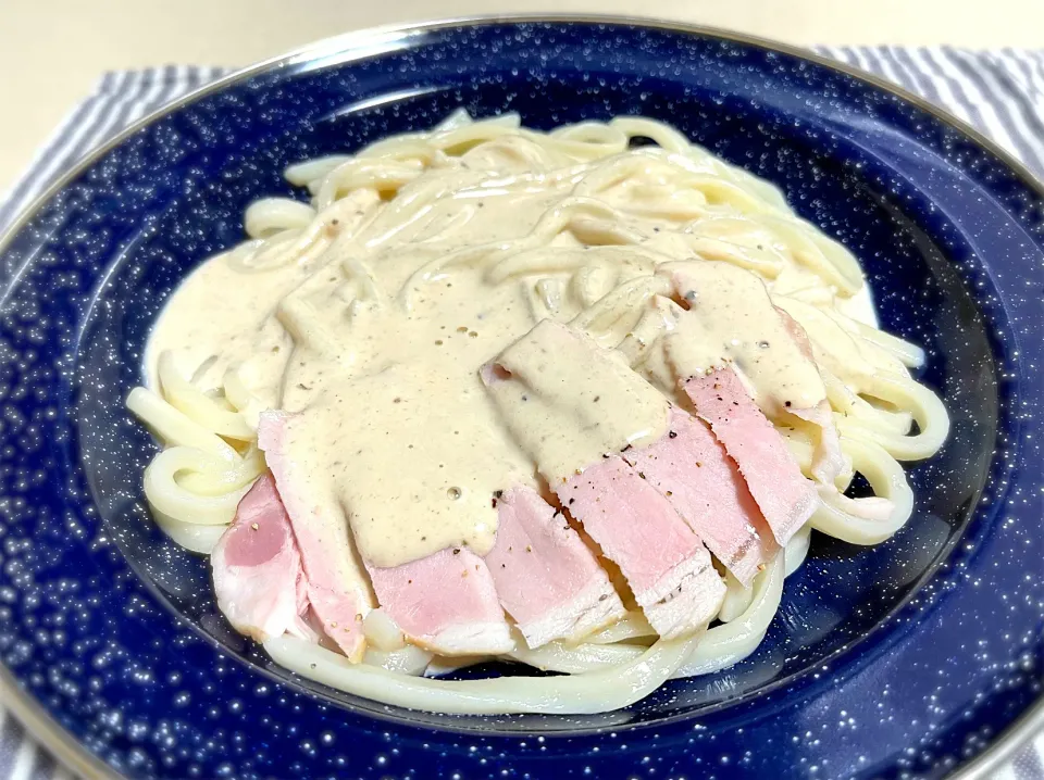 ポルチーニ茸のクリームソースうどん|Noriyuki Saitoさん