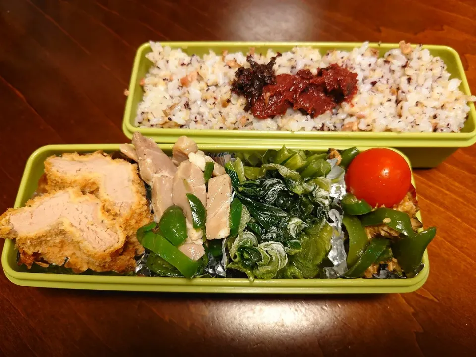 Snapdishの料理写真:とんかつ弁当|りょーさん