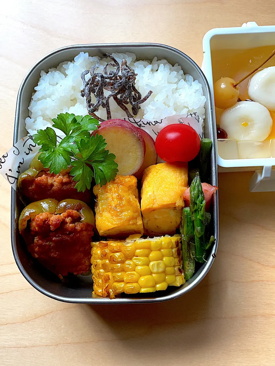 今日の中学生男子弁当🍱|はぴたさん