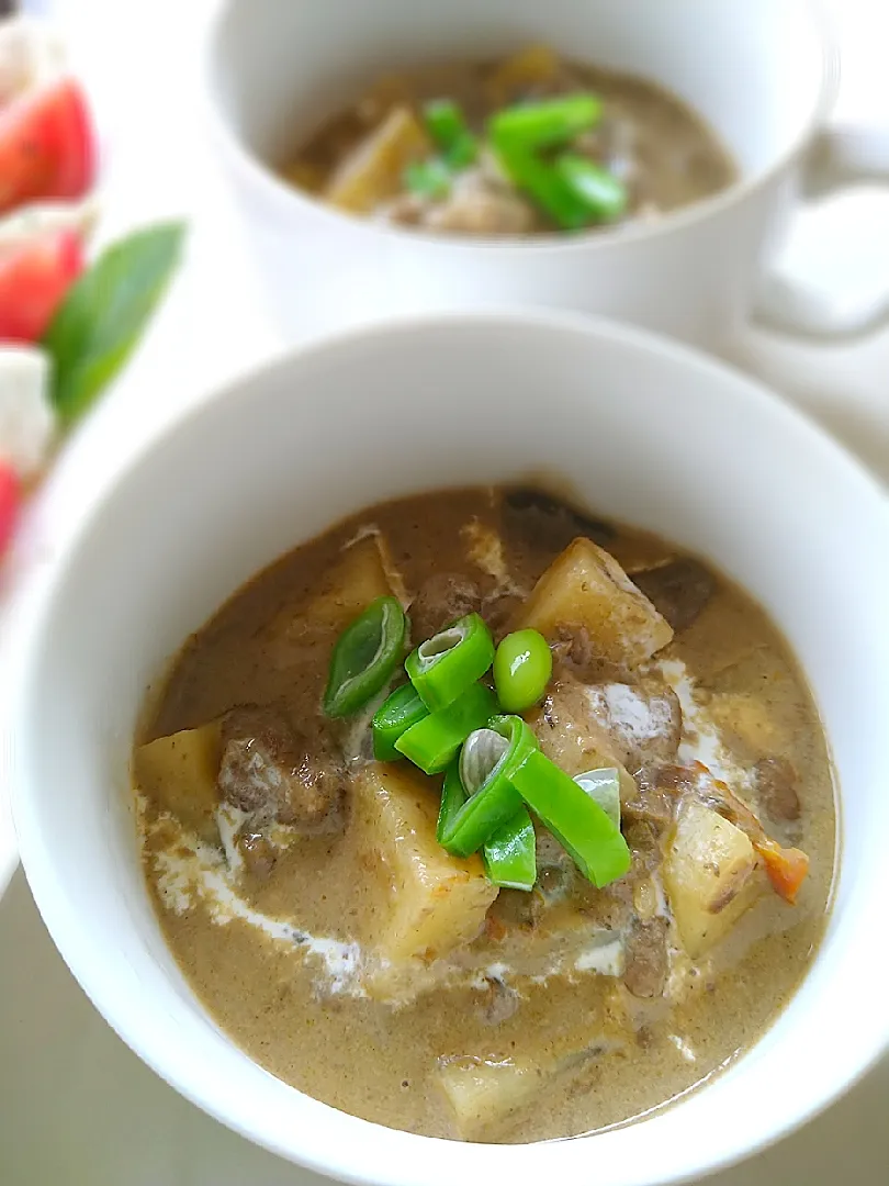 リメイク！椎茸カレーシチュー|まめころさん